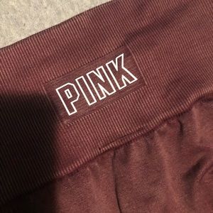 Pink Victoria’s Secret Seamless Workout Leggings